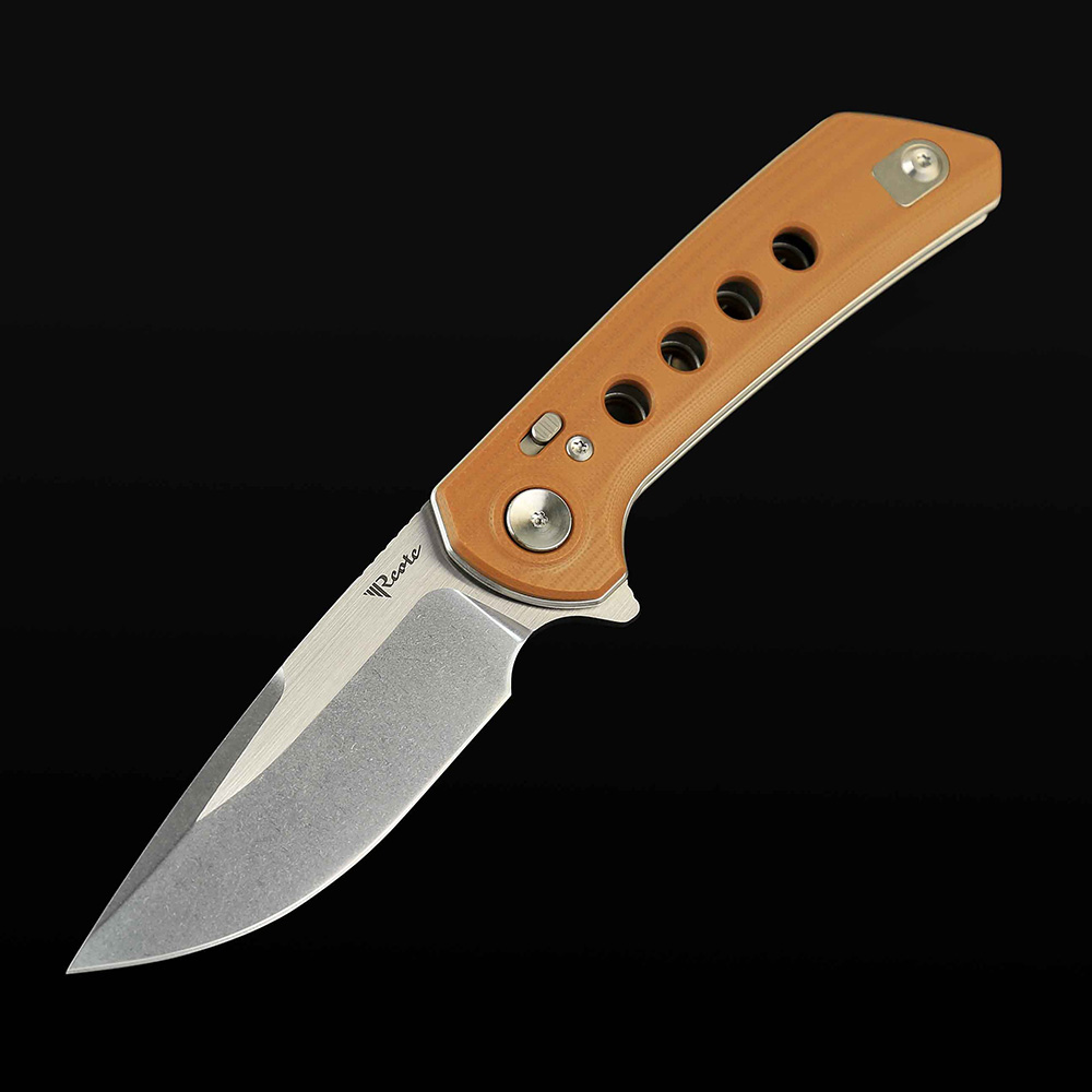 PL-XF G10 Tan inlay with Nitro-V blade