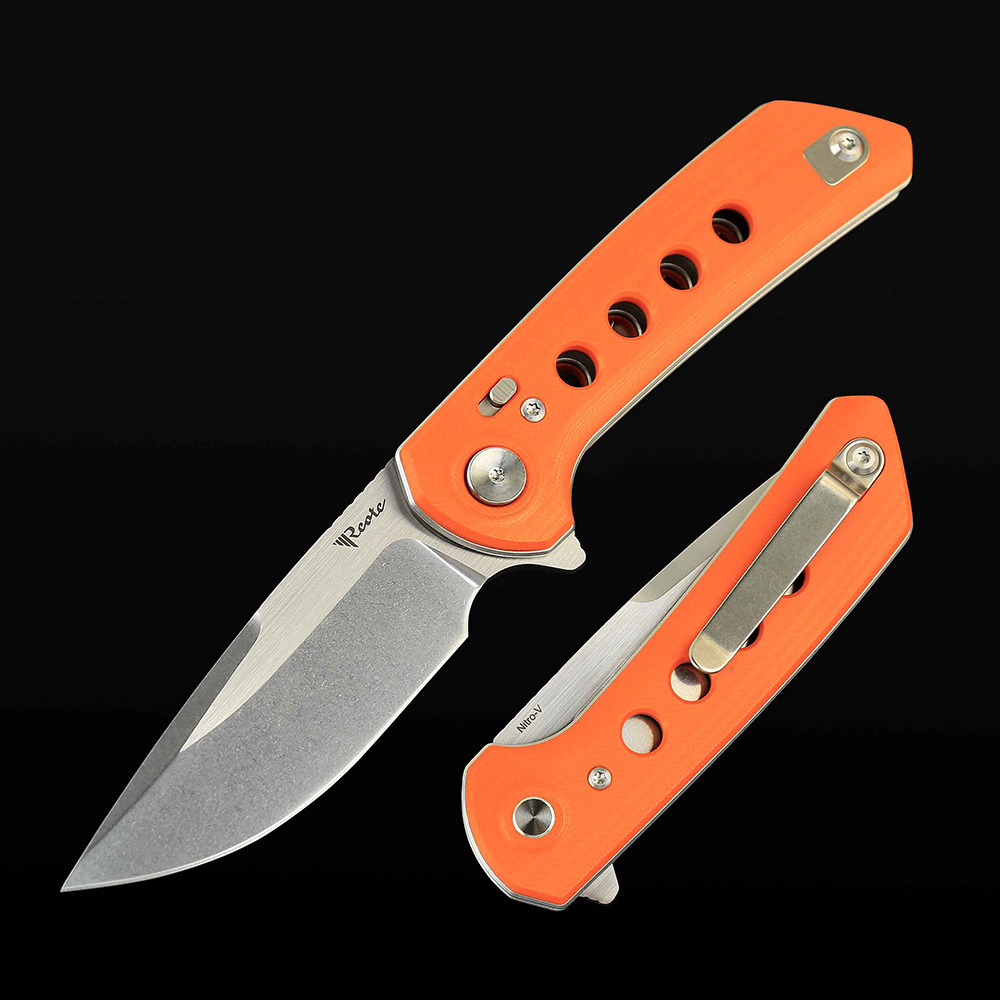 PL-XF G10-Orange inlay with Nitro-V blade