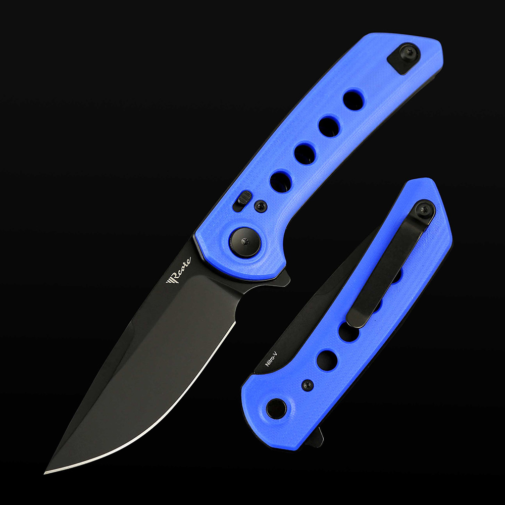 PL-XF G10-Blue inlay with Nitro-V blade