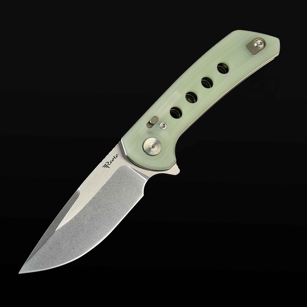 PL-XF G10-Jade inlay with Nitro-V blade