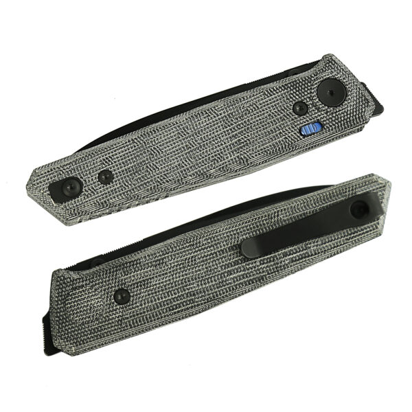 PL-6 Black micarta handle Black PVD blade - Image 2